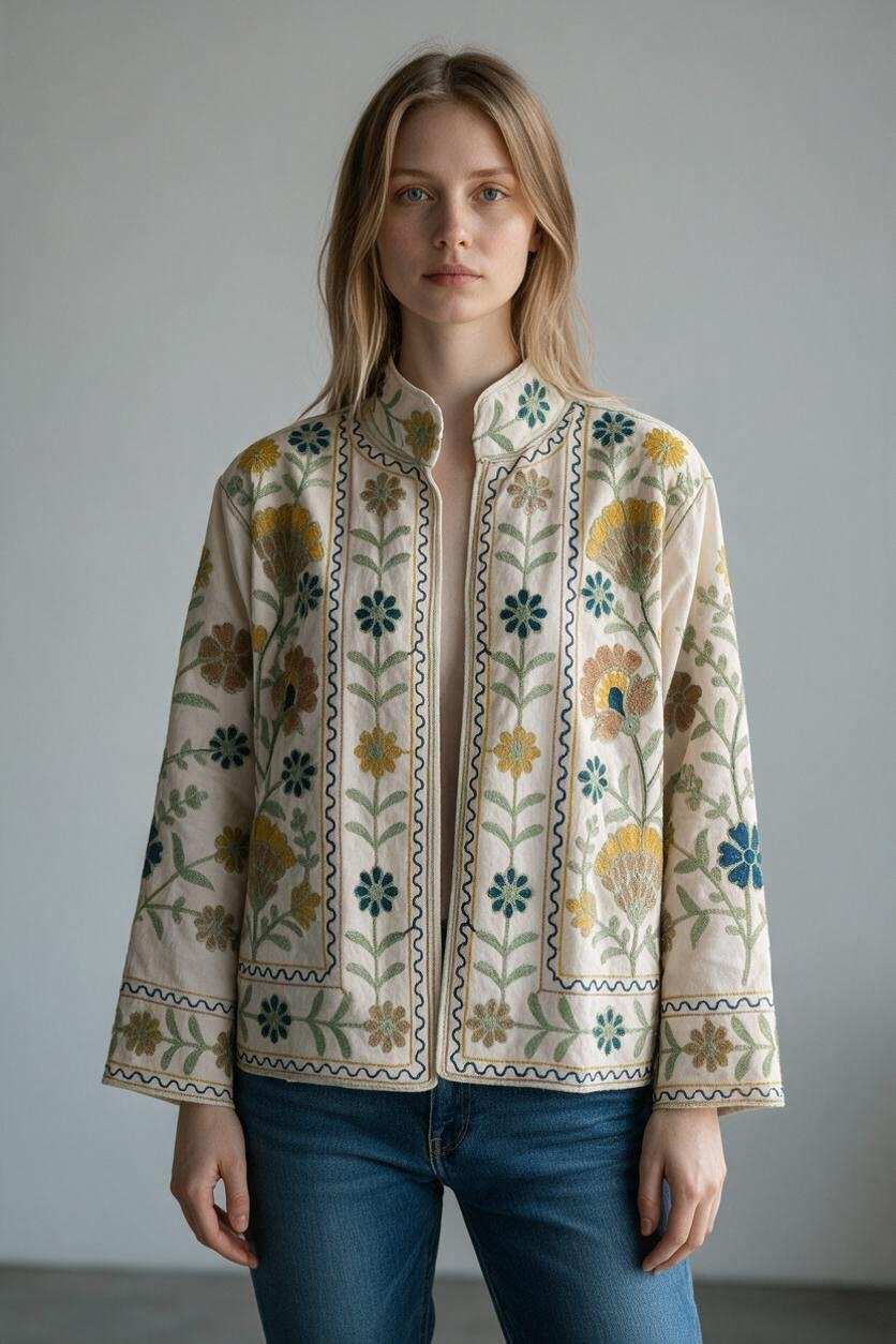 Embroidery Boho Jacket