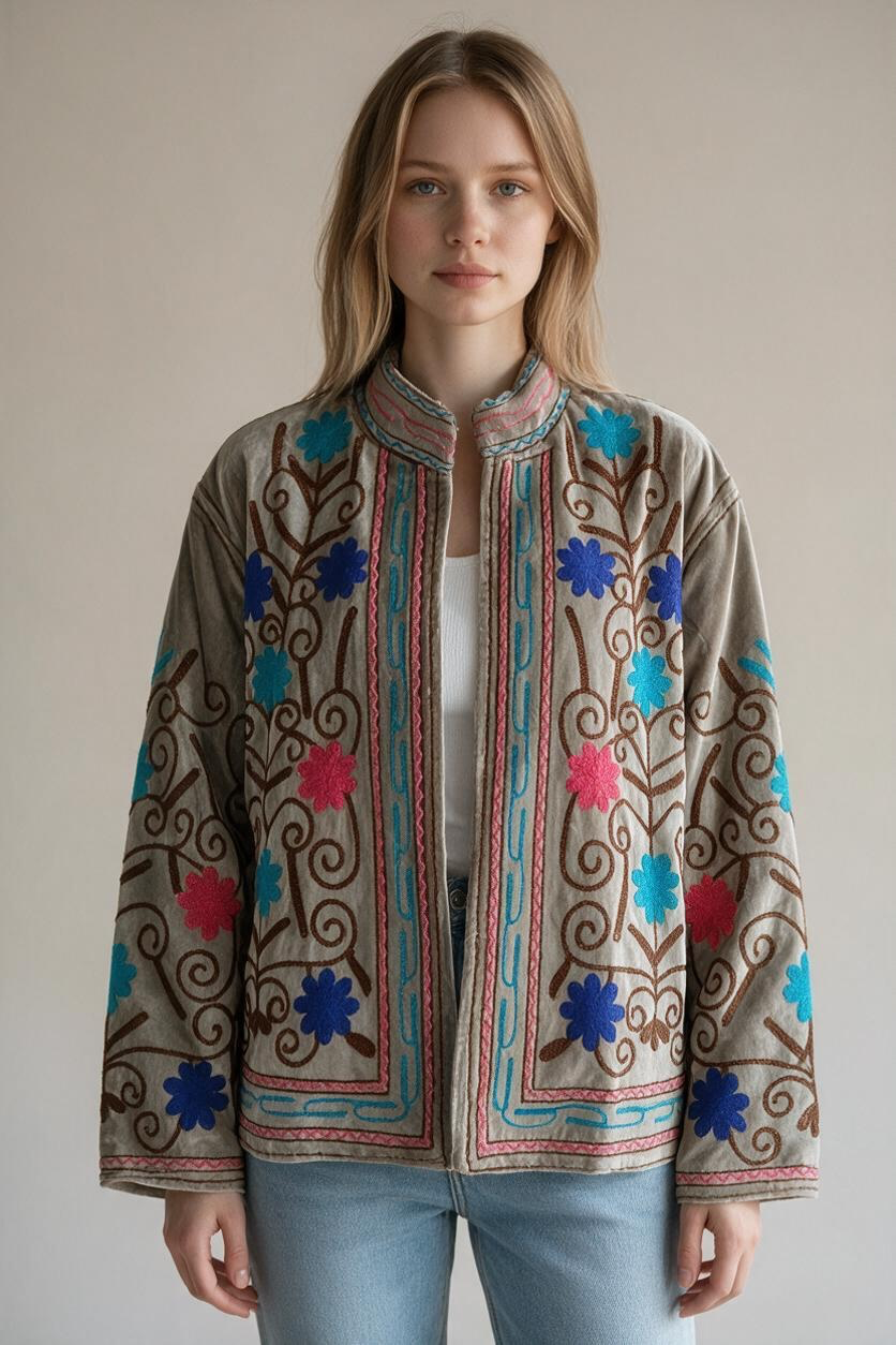 Embroidery Boho Jacket