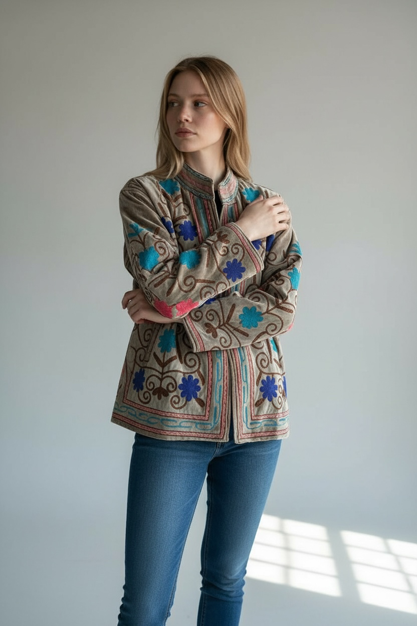 Embroidery Boho Jacket