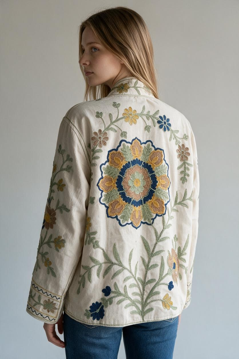 Embroidery Boho Jacket