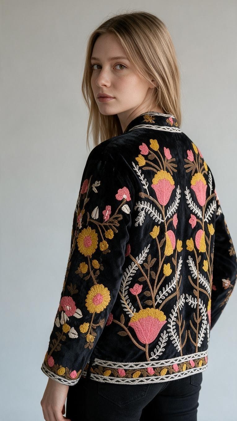 Embroidery Boho Jacket