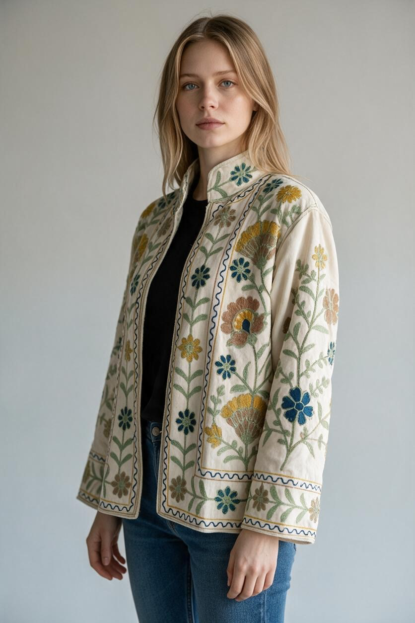 Embroidery Boho Jacket